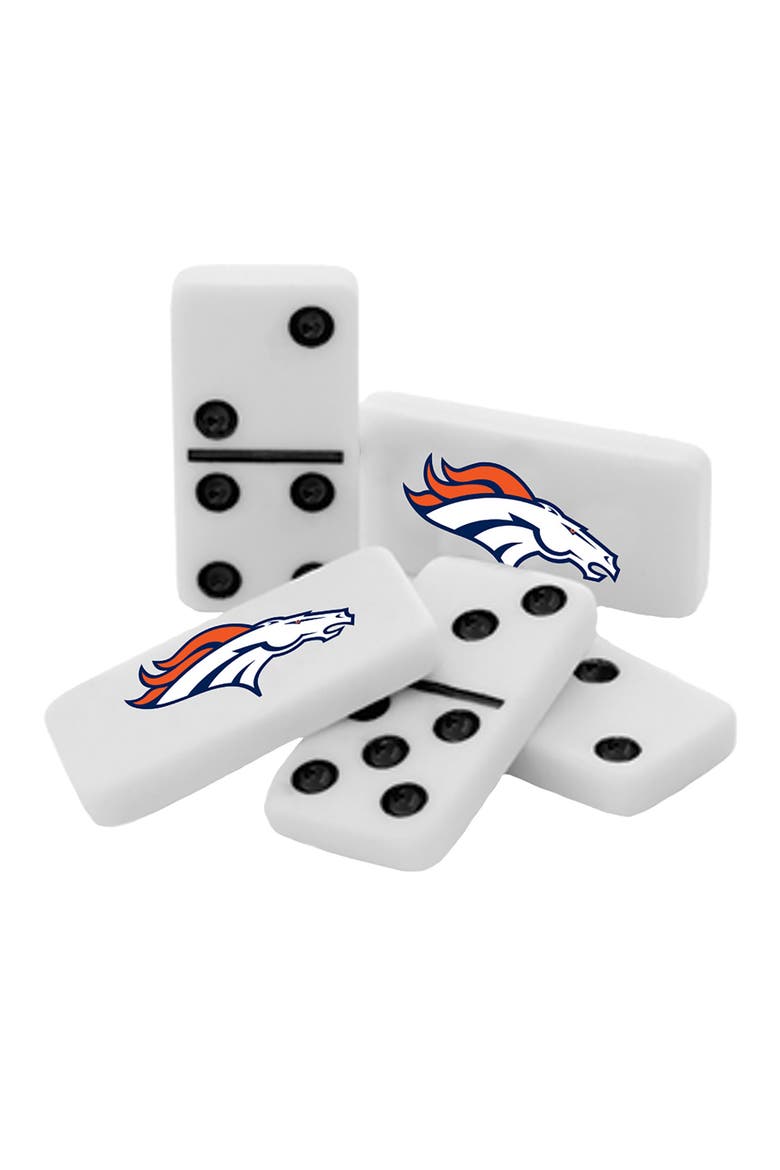 Denver Broncos Dominoes, Alternate, color, Multicolor