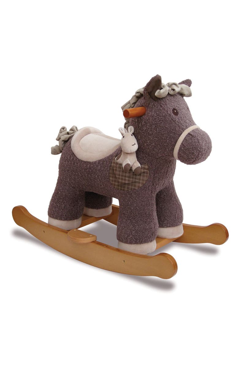 Little Bird Told Me Pixie & Fluff Rocking Horse & Stuffed Animal, Main, color, 
