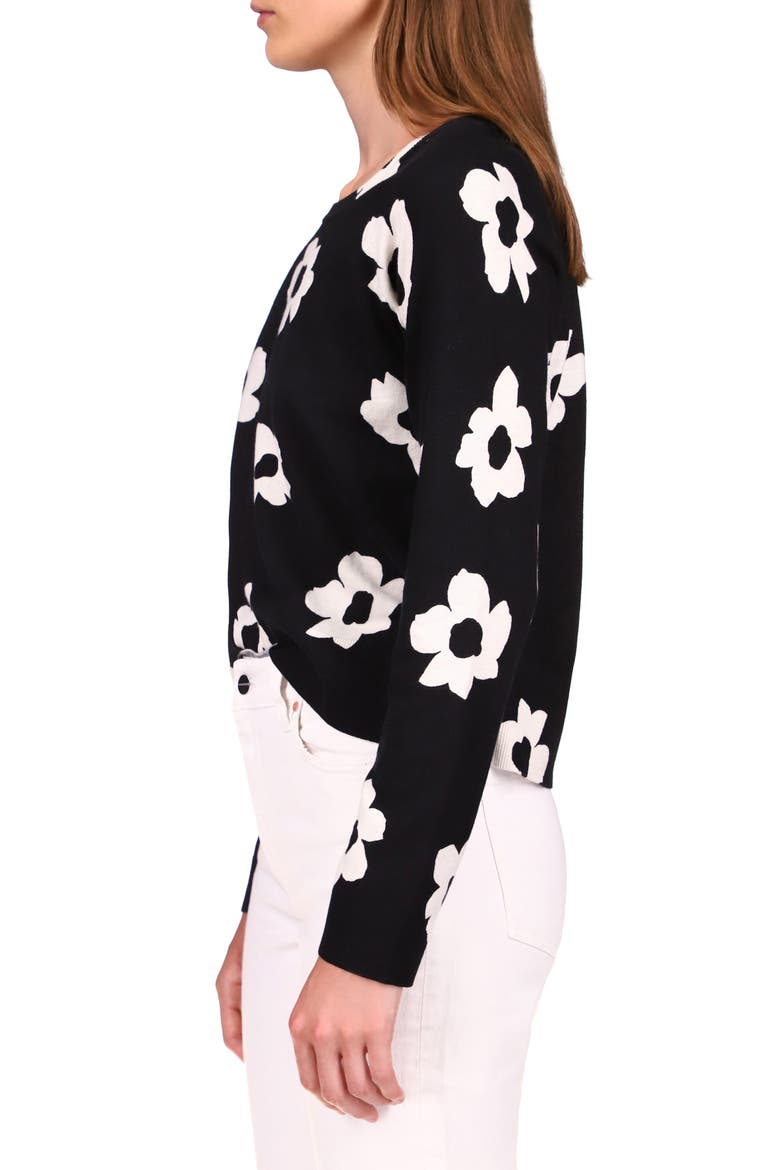 All Day Long Sweater, Alternate, color, FLOWER POP
