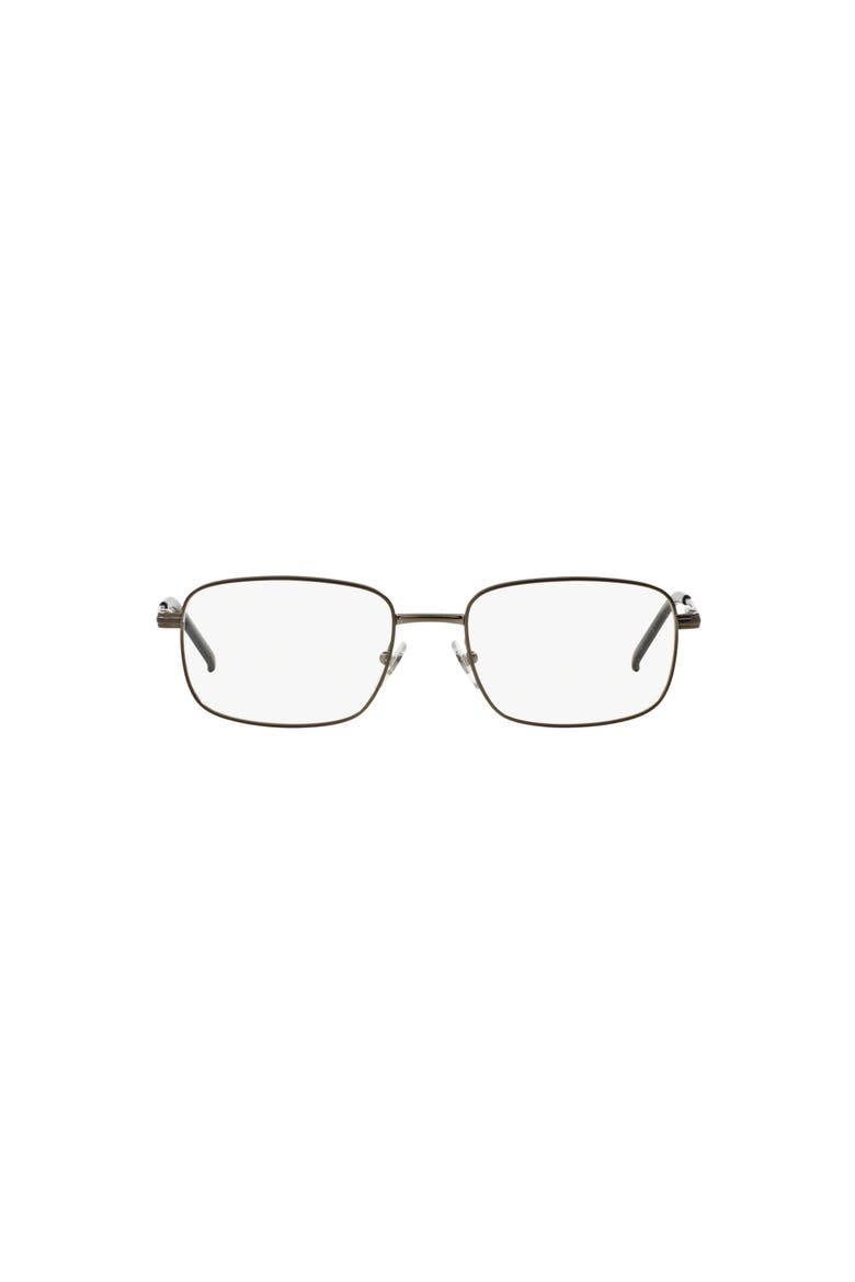 54mm Square optical glasses, Alternate, color, Grey