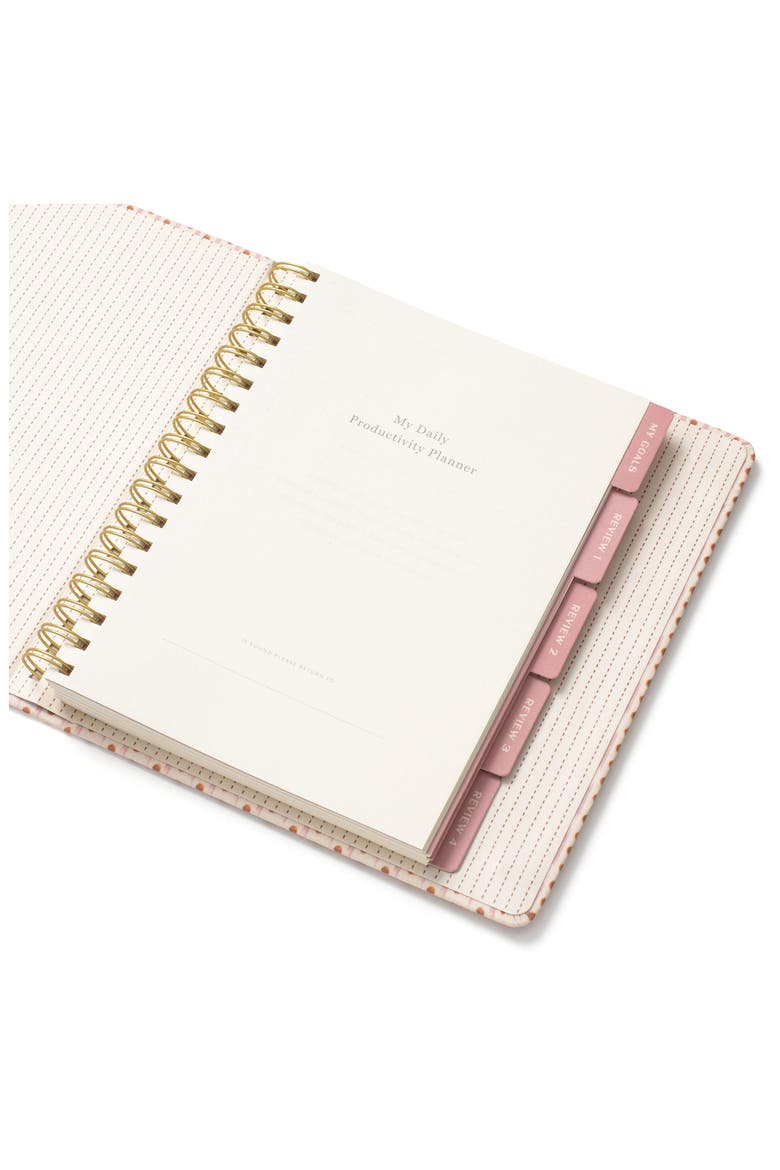 Ikat Stripe Fabric Daily Planner, Alternate, color, NO COLOR