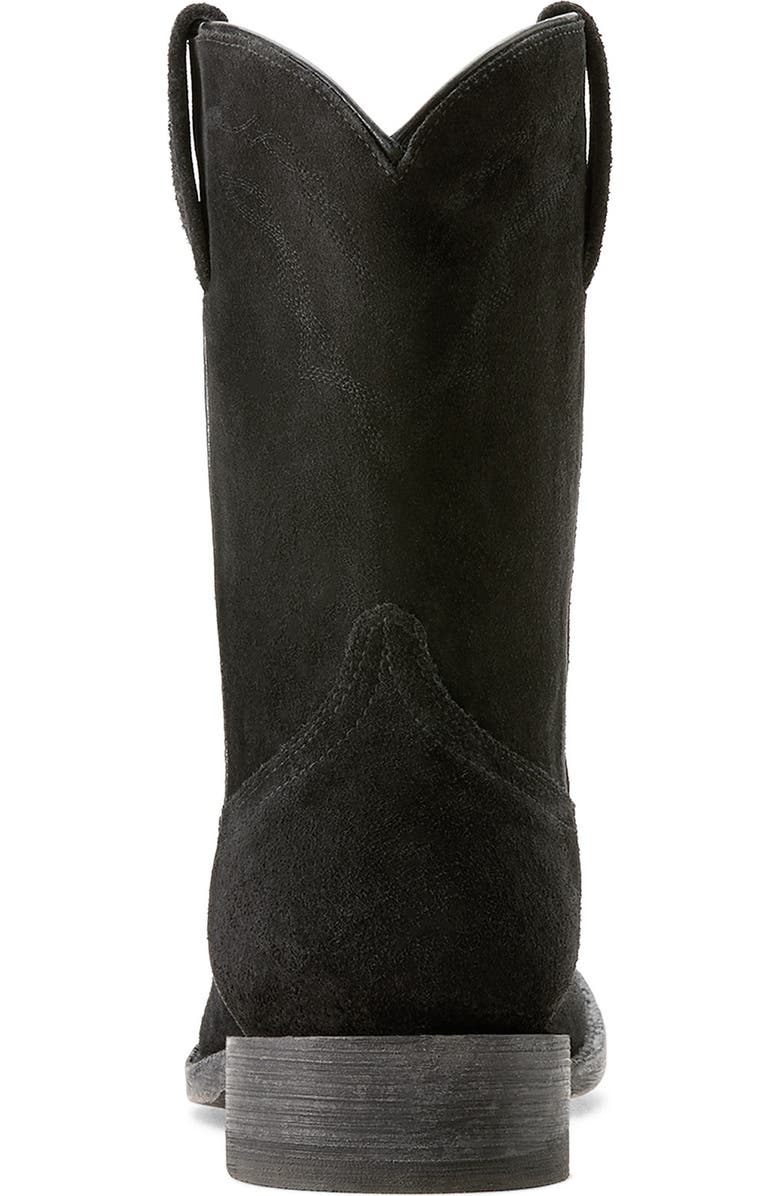 Ariat Downtown Stonewash Suede Cowboy Boot, Alternate, color, Stonewashed Black Suede