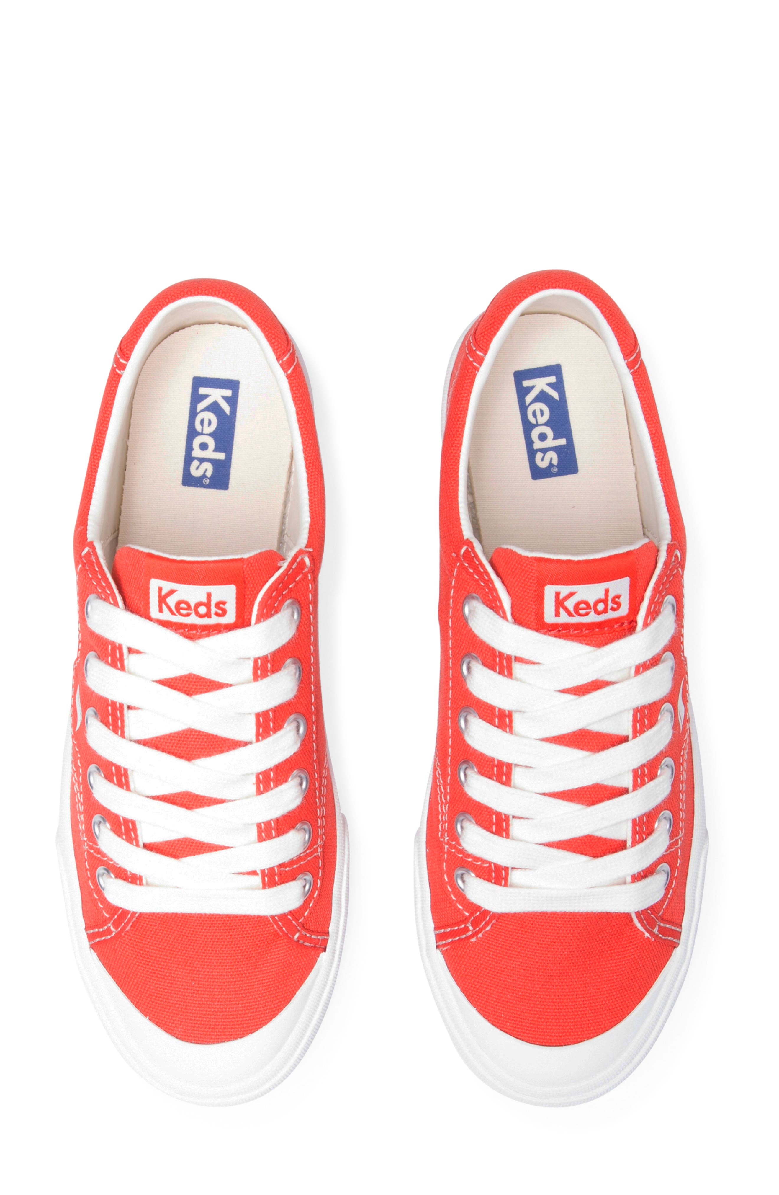 Crew Kick Wave Sneakers, Alternate, color, RED