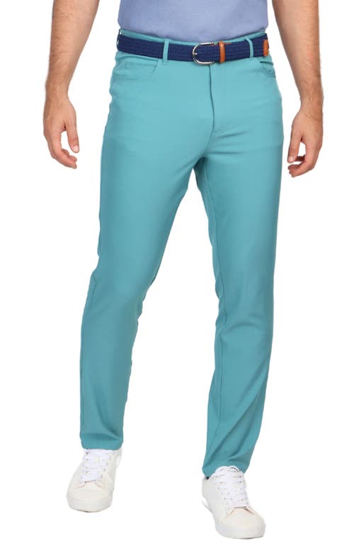 Tailorbyrd Five-pocket Performance Pants In Jade