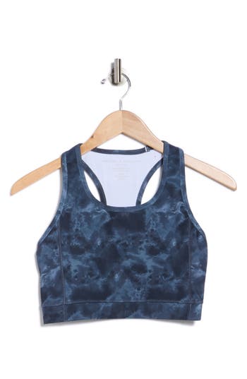 Threads 4 Thought Cloud Wash Tie Dye Racerback Sports Bra In Multi