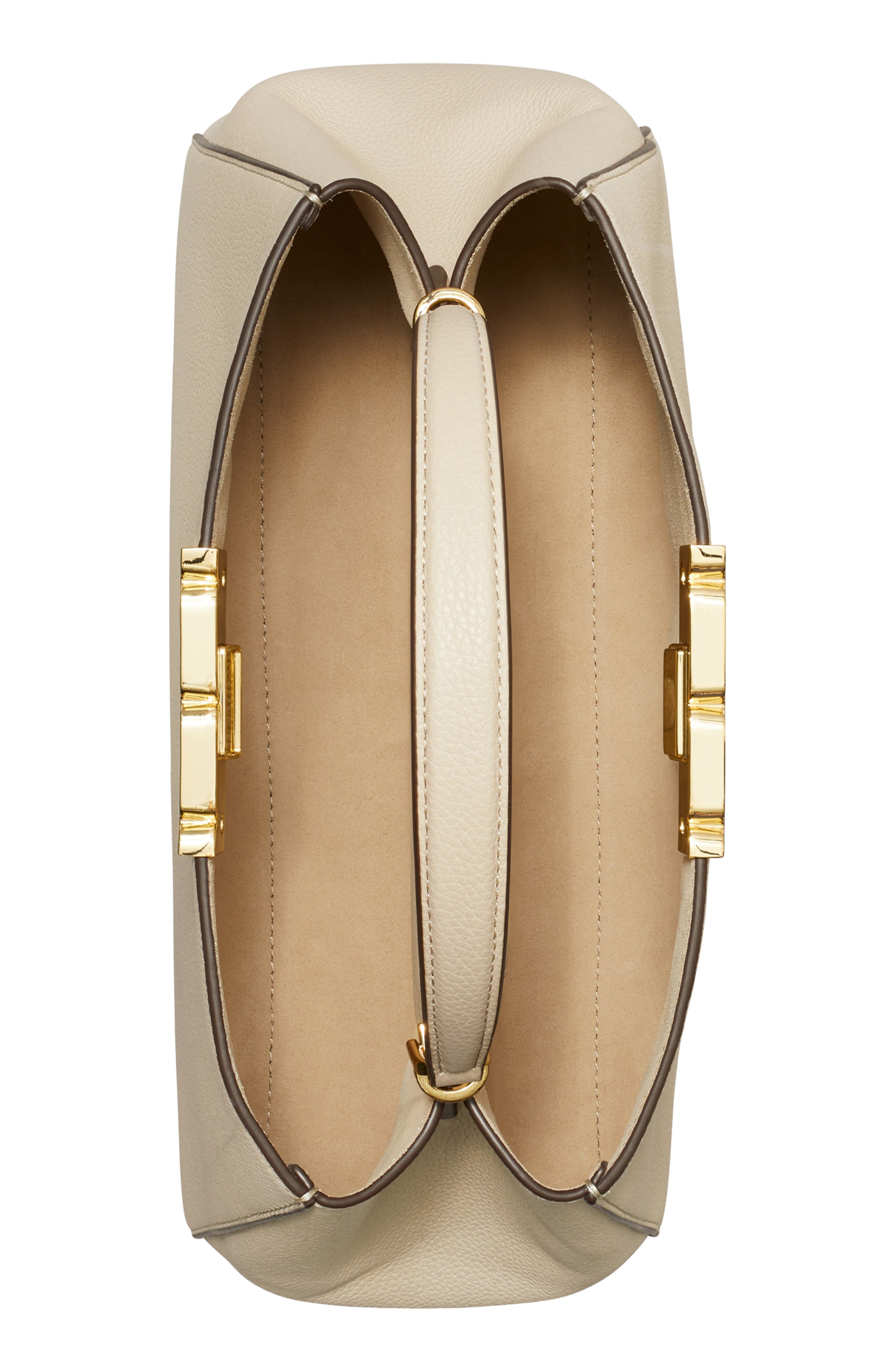 Tory Burch Eleanor Soft Leather Satchel, Alternate, color, 