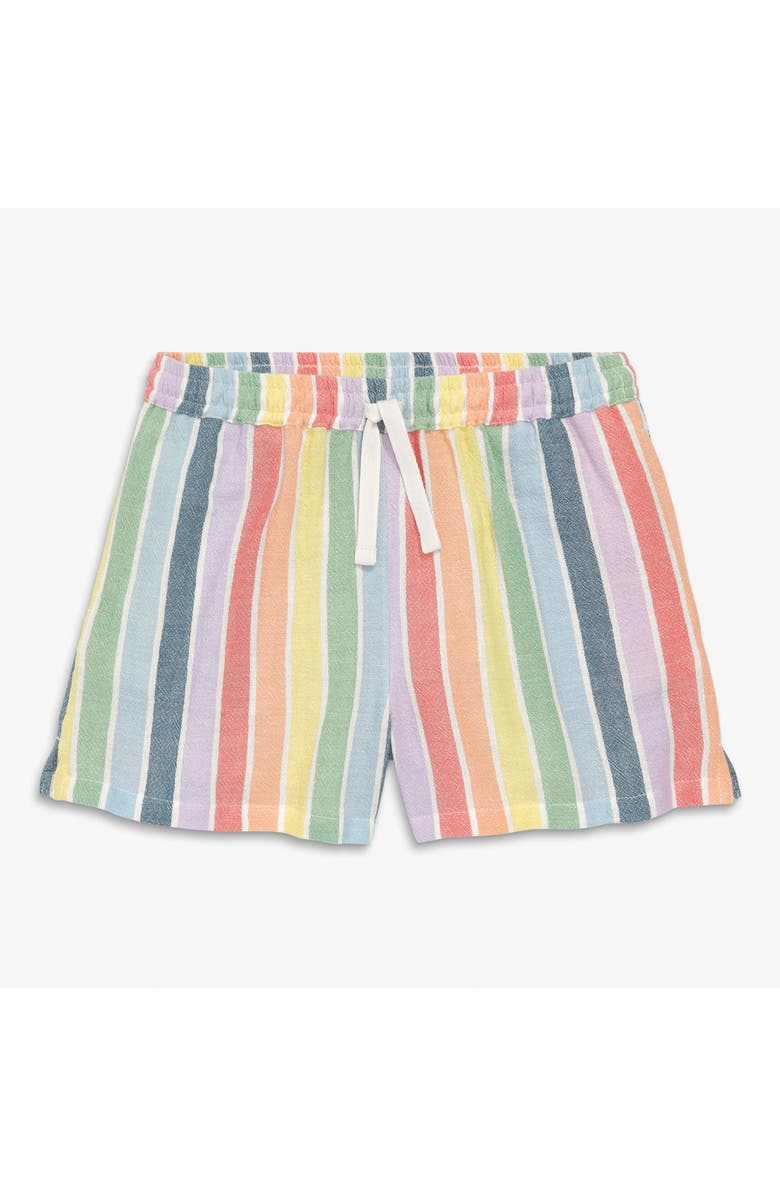 Primary Kids Beach Short In Rainbow Stripe, Main, color, Rainbow Sunrise Stripe
