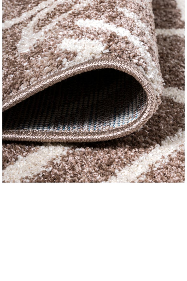 Amanar  Geometric Area Rug, Alternate, color, Brown/Ivory