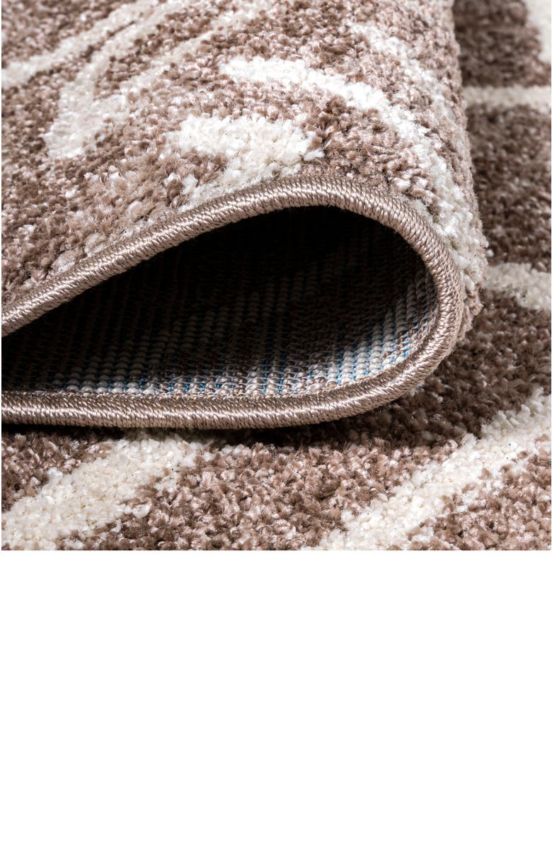 JONATHAN Y Amanar  Geometric Area Rug, Alternate, color, Brown/Ivory