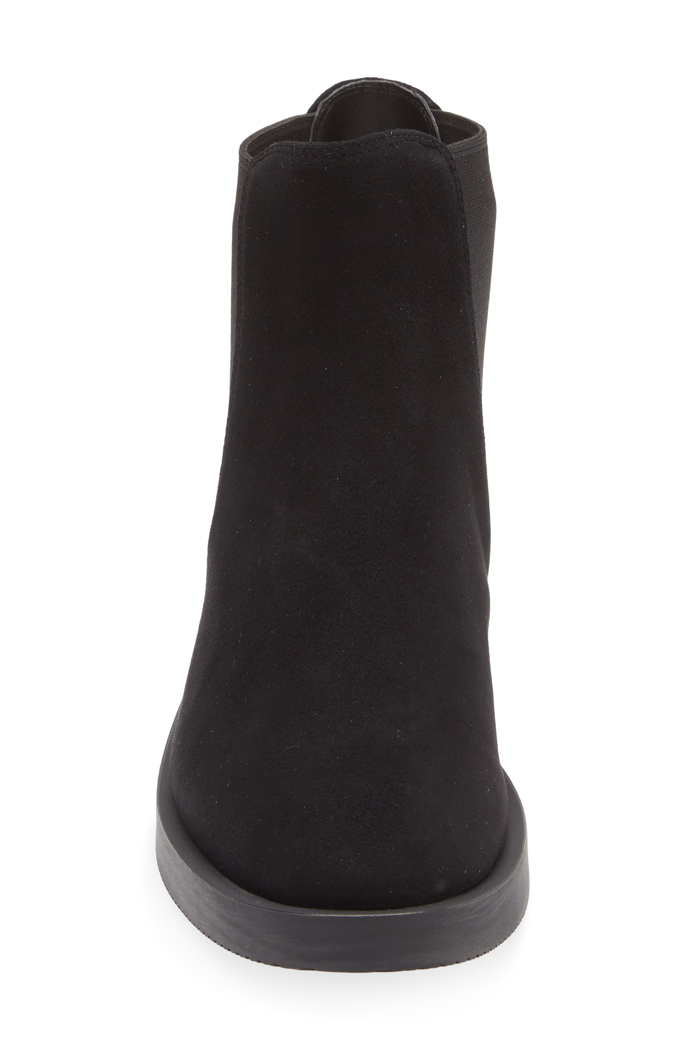 Stuart Weitzman Sondra Chelsea Bootie, Alternate, color, Black Suede