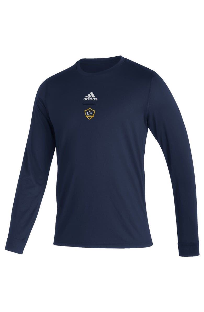 adidas Men's adidas Navy LA Galaxy Club Long Sleeve T-Shirt, Alternate, color, 