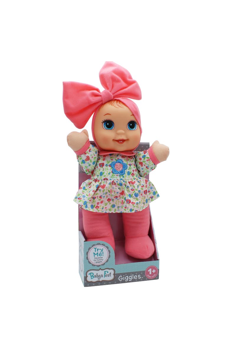 Baby's First Giggles Baby Doll Toy With Floral Top, Alternate, color, 