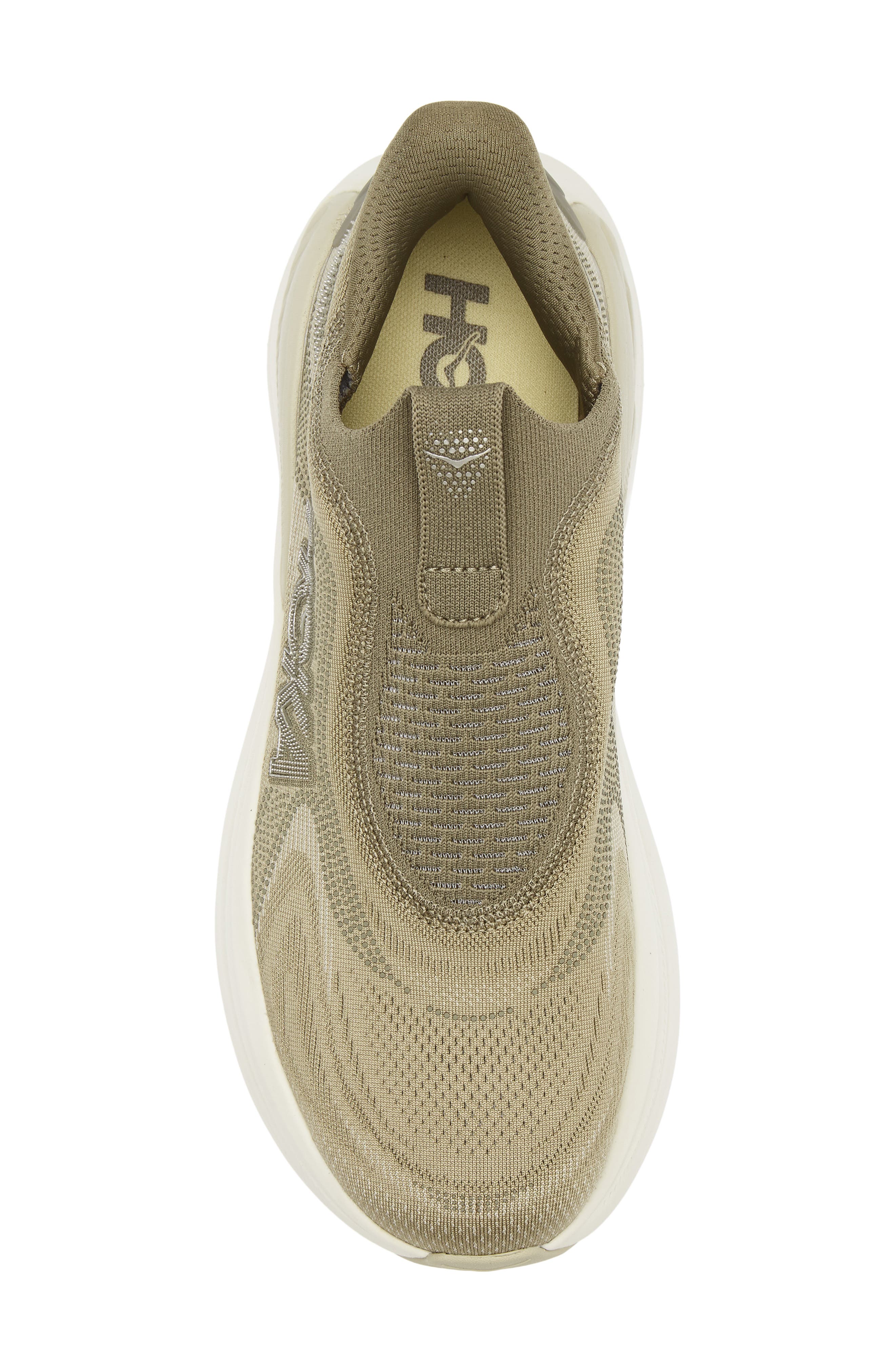 HOKA Skyward Laceless Recovery Sneaker, Alternate, color, Grassland / Wild Mushroom