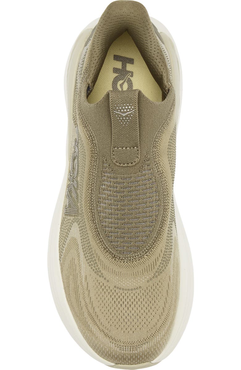 HOKA Skyward Laceless Recovery Sneaker, Alternate, color, Grassland / Wild Mushroom