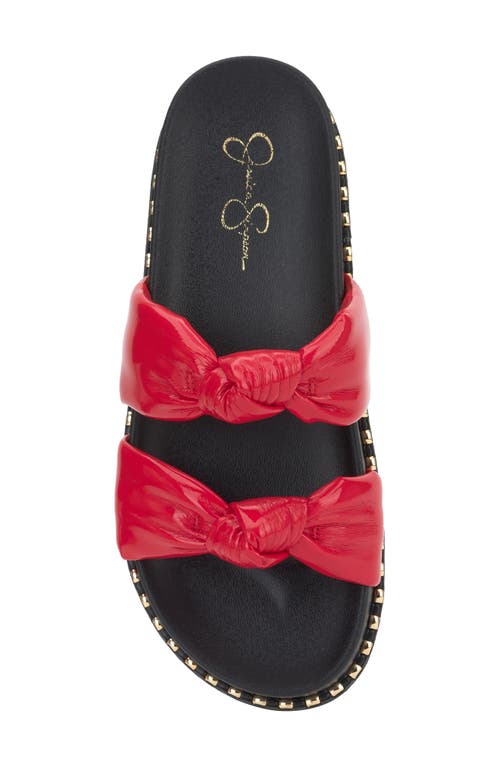 Jessica Simpson Caralyna Platform Slide Sandal In Poppy