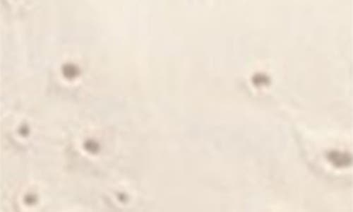 Ramy Brook Ines Eyelet Denim Mini Dress In White