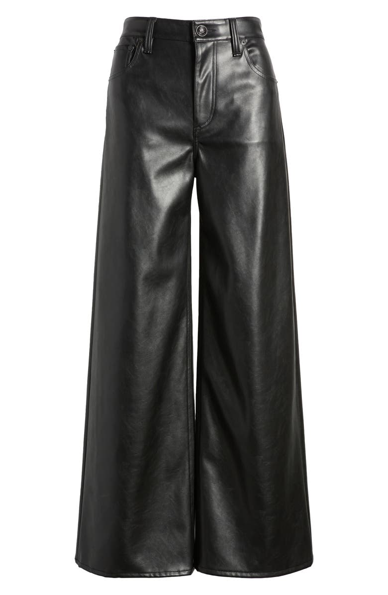 rag & bone Sofie Ankle Faux Leather Pants, Alternate, color, 