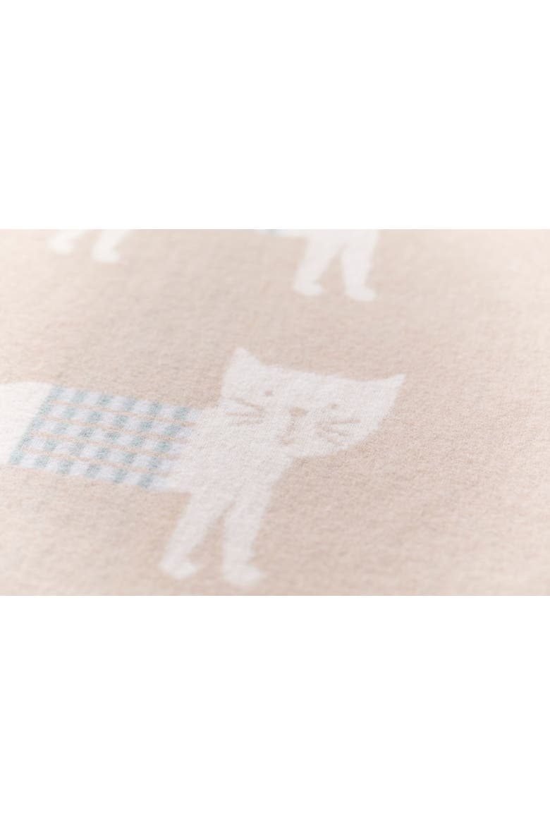 Juwel Cats Allover Baby Blanket, Alternate, color, Ecru