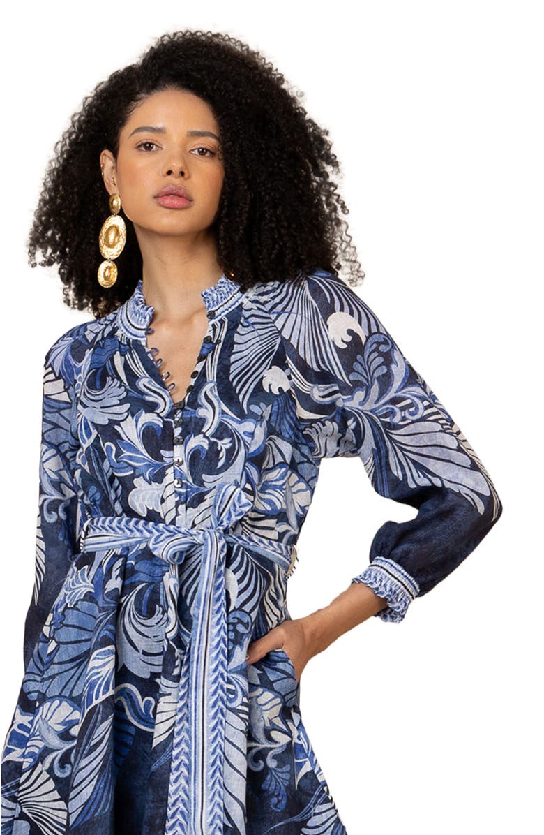 Hale Bob Belize Linen Dress, Alternate, color,