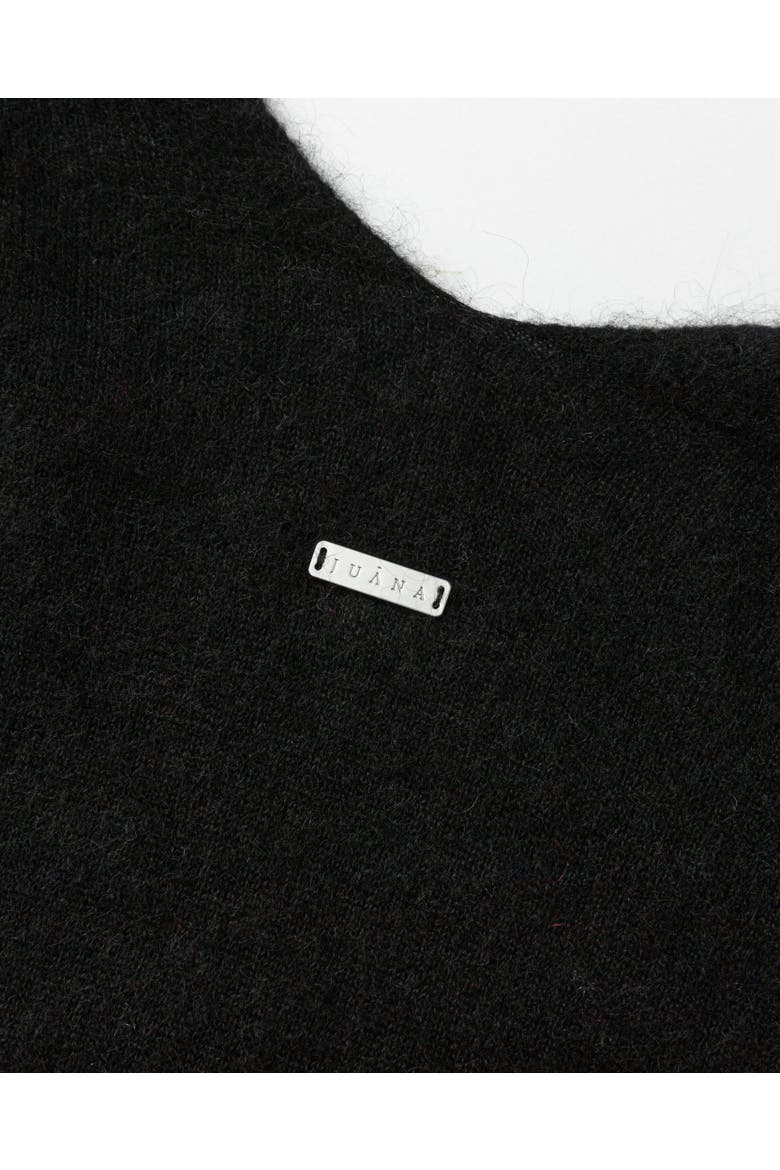 Cashmere Cape, Alternate, color, Black
