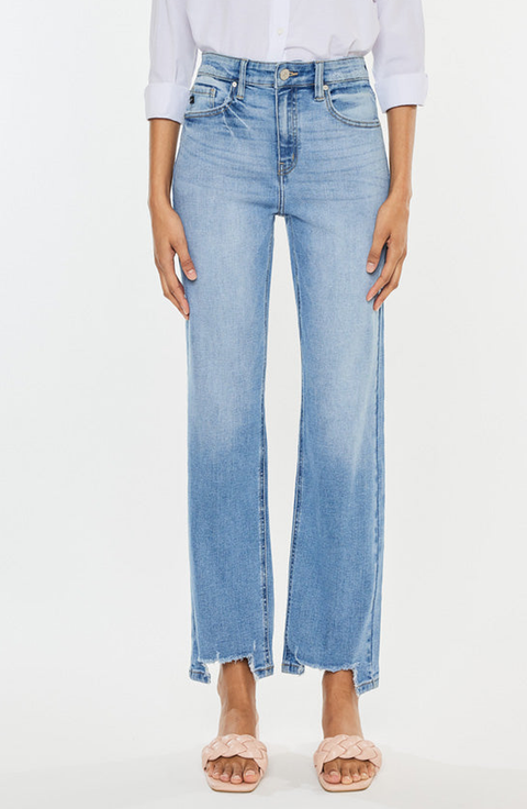 Breanne High Rise Straight Jeans