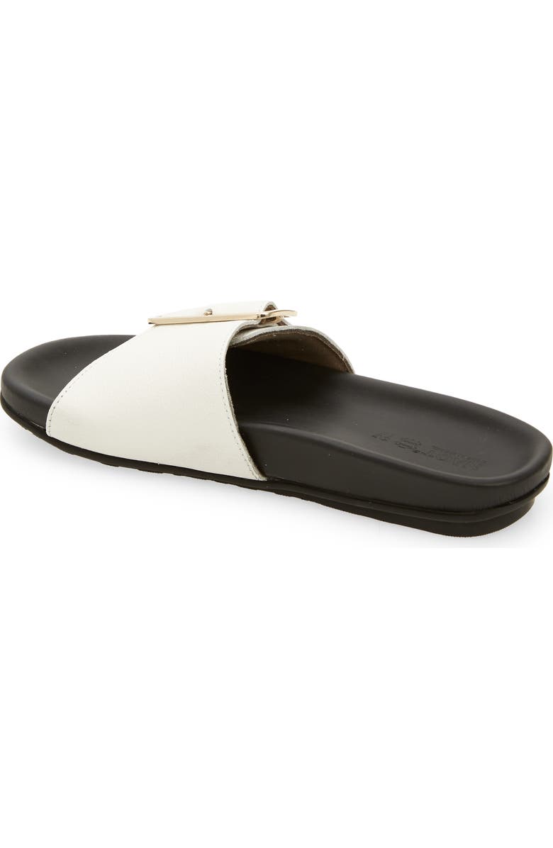 Naot Tahiti Slide Sandal, Alternate, color, Soft White Leather