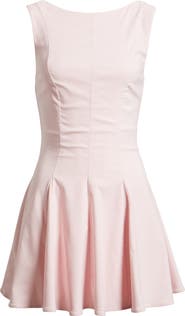 BP. Bateau Neck Fit & Flare Minidress