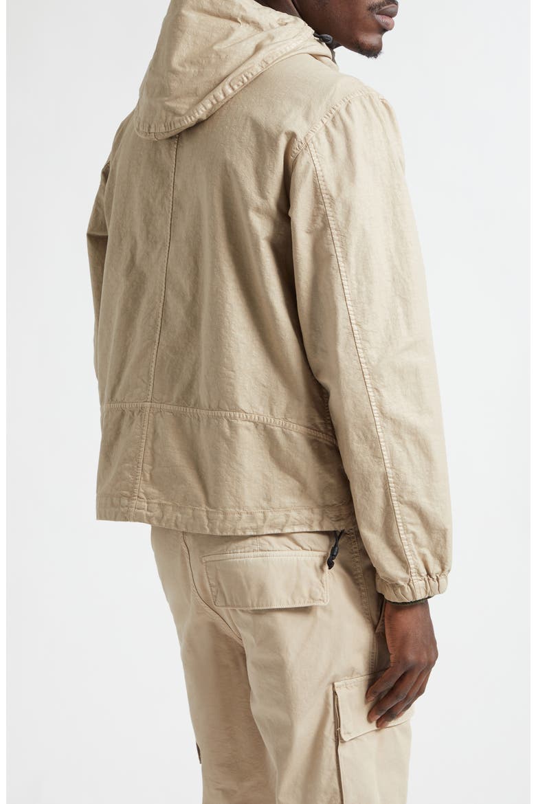 Hooded Water Repellent Jacket, Alternate, color, DESERT