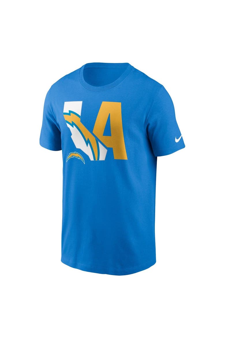 Men's Nike Powder Blue Los Angeles Chargers Local Essential T-Shirt, Alternate, color, Powder Blue