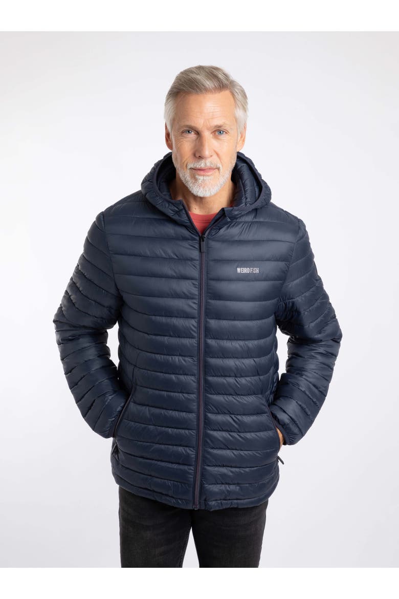 Flete Showerproof Padded Jacket, Main, color, Navy