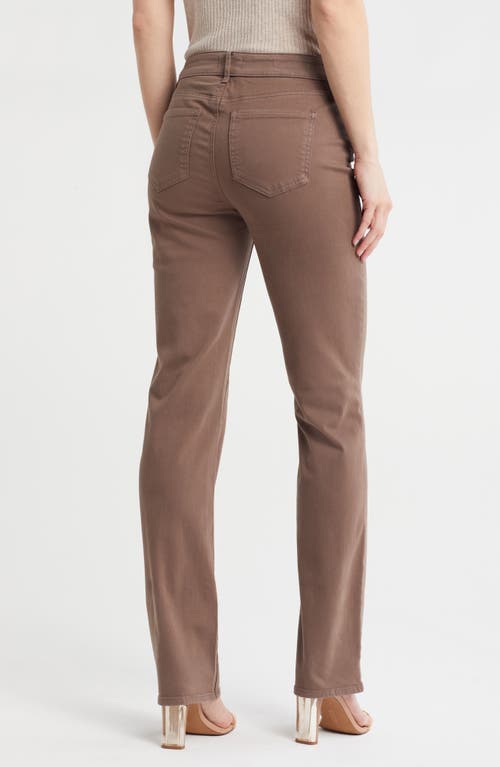 Nydj Marilyn Straight Leg Jeans In Brown