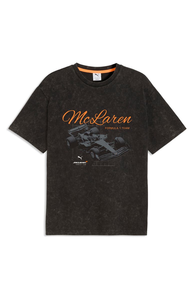 PUMA McLaren 2 Cotton Graphic T-Shirt, Alternate, color, Puma Black