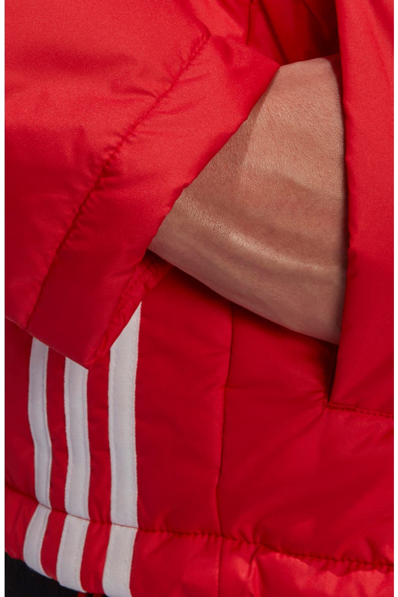 Short Puffer Jacket, Alternate, color, SCARLET