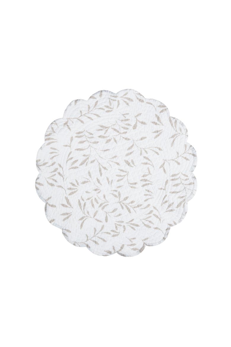 Coastal Shells Placemat Collection Sets of 6, Alternate, color, Blue