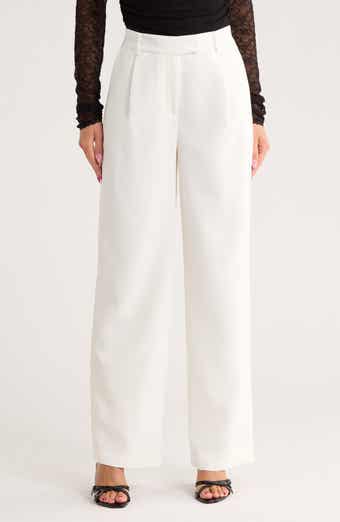 Simkhai Novia Pleated Straight Leg Pants
