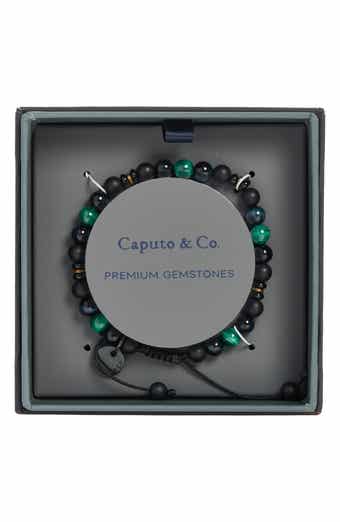 Men's Warrior Semiprecious Stone Beaded Bracelet