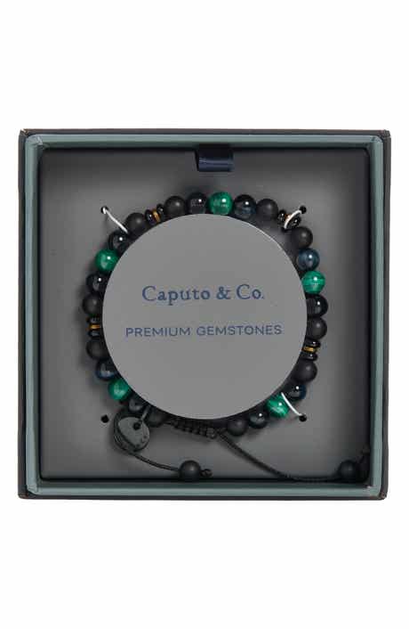 Men's Warrior Semiprecious Stone Beaded Bracelet