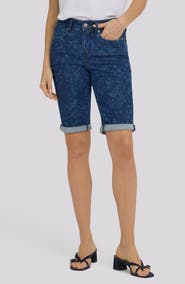 NYDJ Briella Roll Cuff Denim Bermuda Shorts