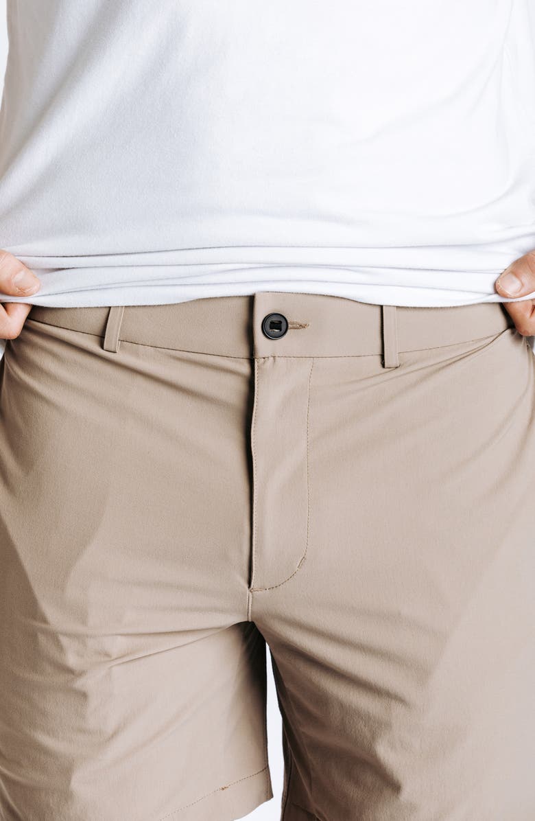 Western Rise Evolution Hybrid Nylon Stretch Twill Chino Shorts, Alternate, color, 