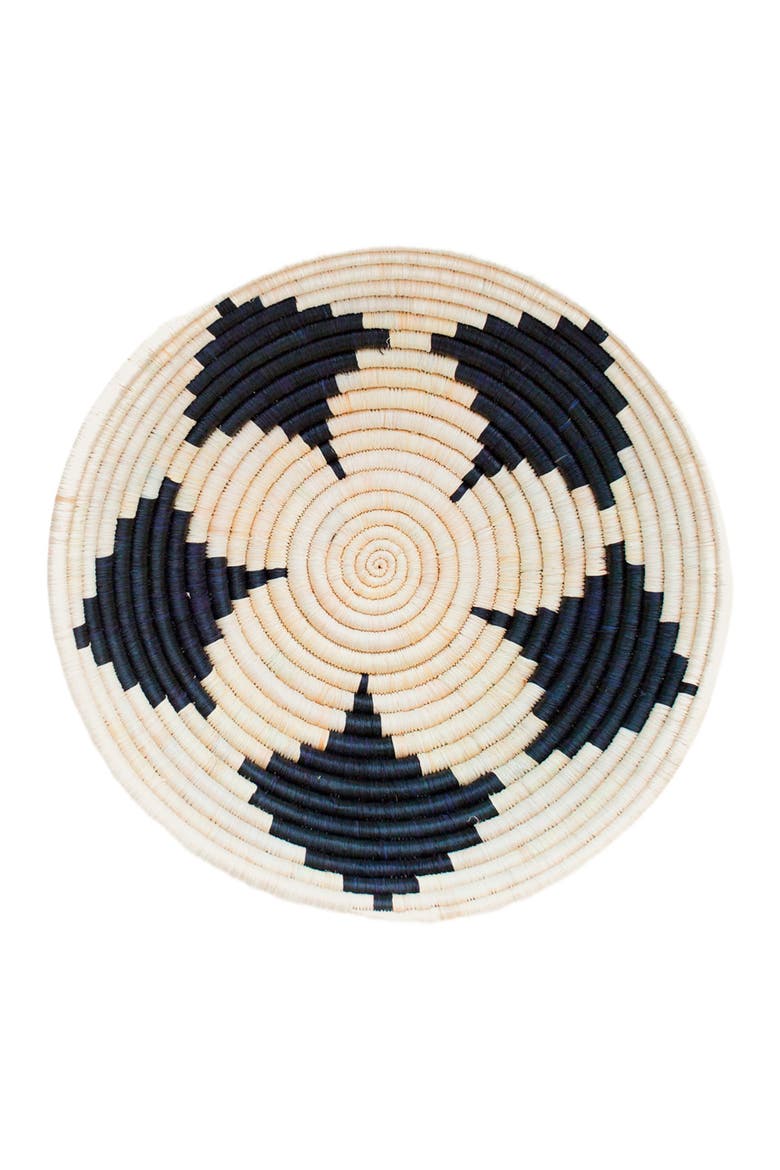 Petal Raffia Plateau, Main, color, Natural and Black