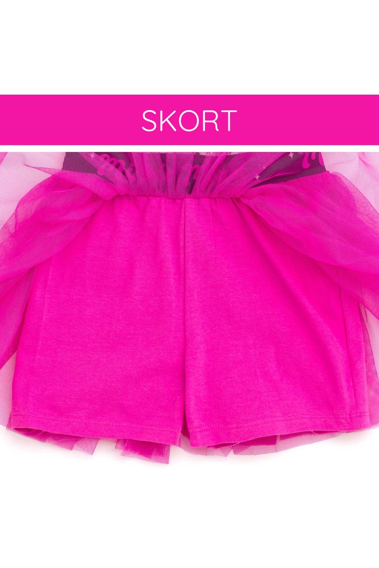 Minnie Mouse 2-Piece T-Shirt and Tutu Skort Set, Alternate, color, Fuchsia Minnie Mouse