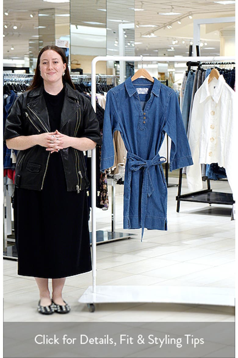 Belted Denim Shirtdress video