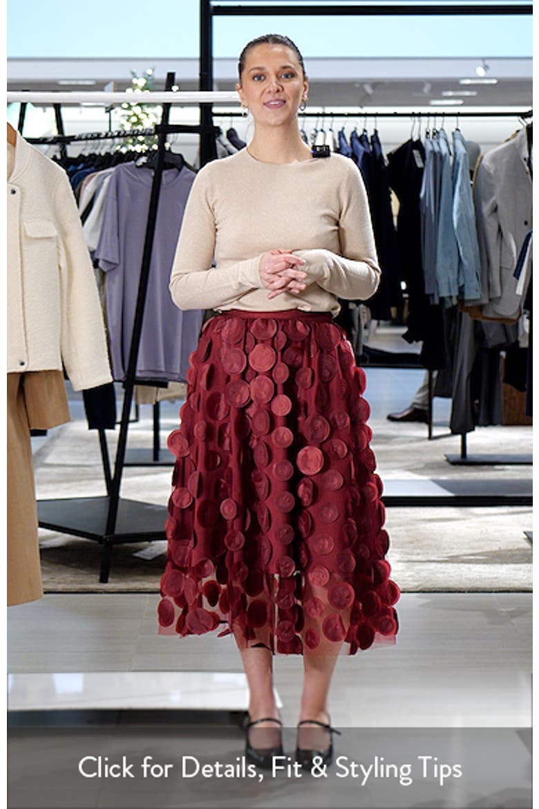 Kretsa Circle Appliqué Skirt video