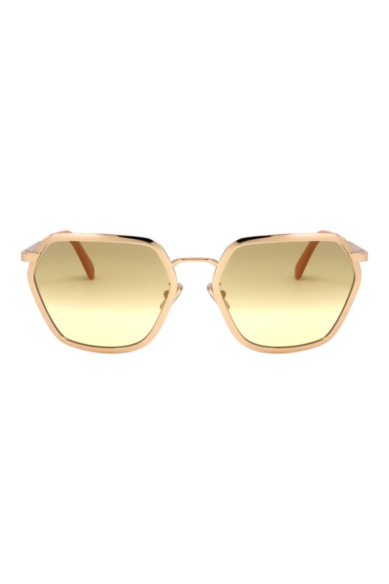 59mm Round Sunglasses, Main, color, GOLD / BROWN