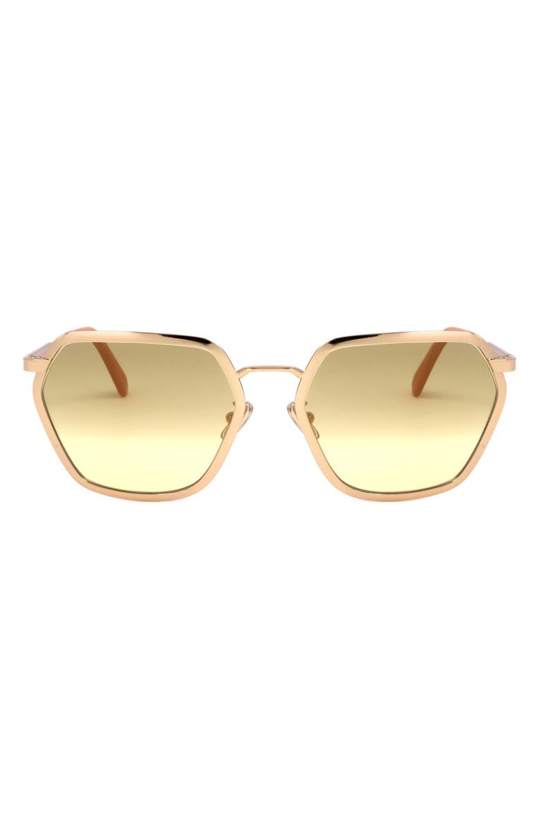 Marni 59mm Round Sunglasses, Main, color, Gold / Brown