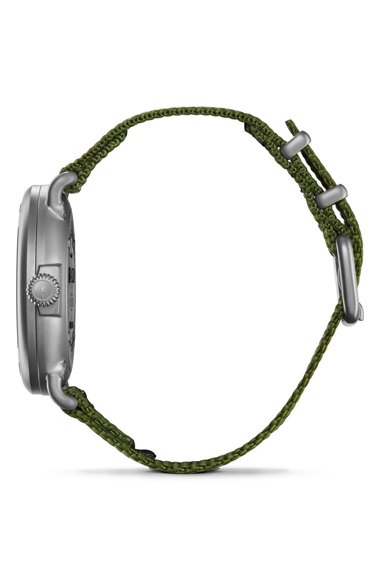 Shinola Runwell Field Nylon Strap Watch, 41mm, Alternate, color,