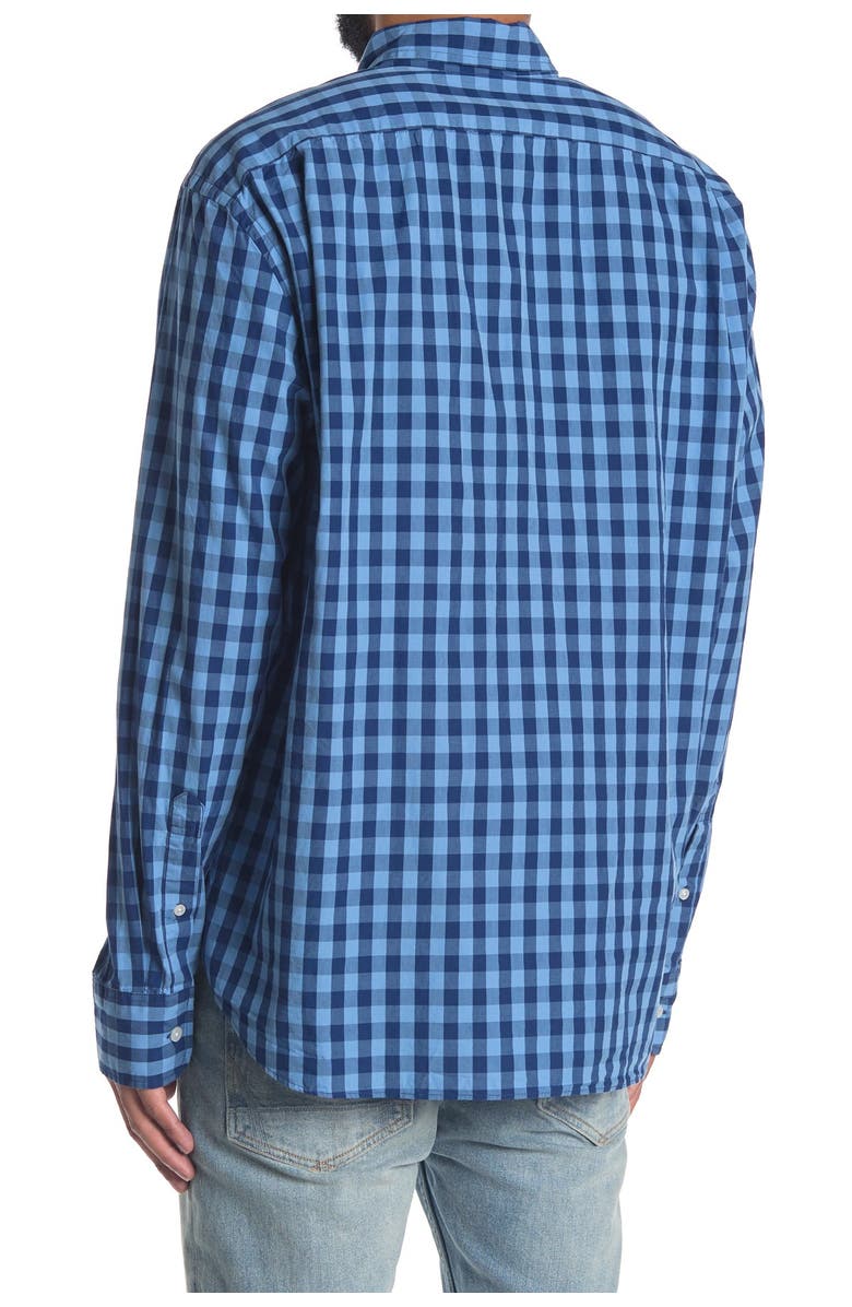 J.CREW FACTORY Washed Plaid Print Long Sleeve Slim Fit Shirt, Main, color,