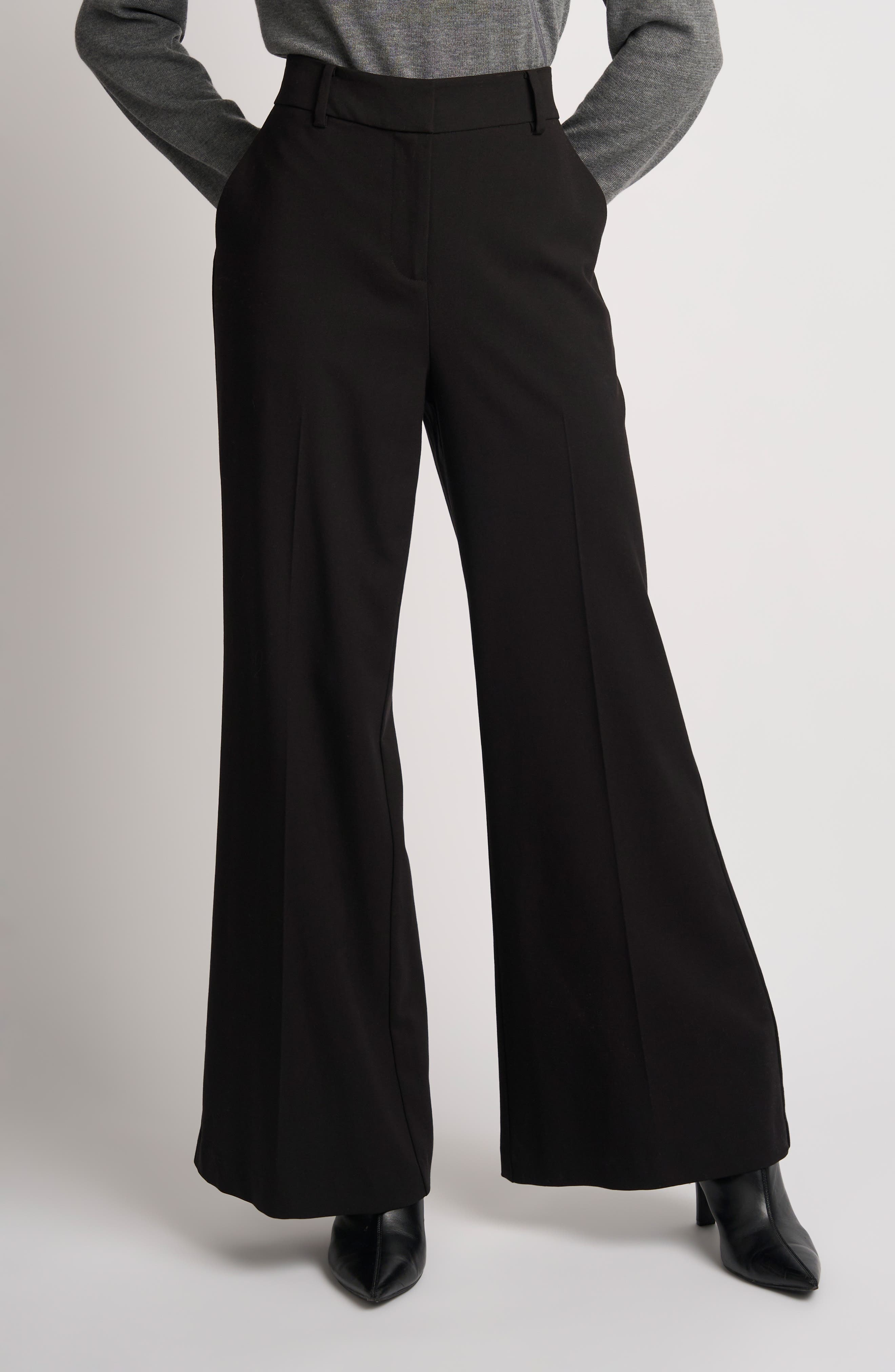 Ted Baker Suki Wide Leg Stretch Ponte Pants (Women) | Nordstrom