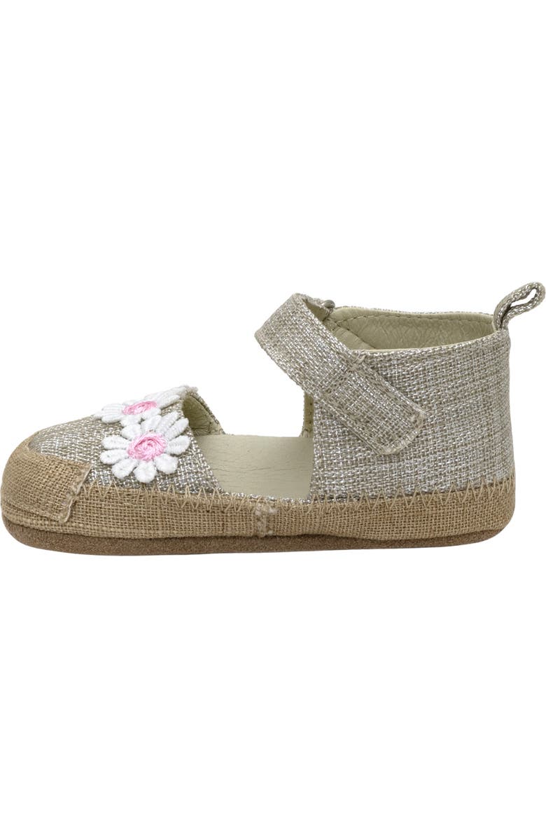 Robeez<sup>®</sup> Kids' Daisies Crib Shoe, Alternate, color, Tan