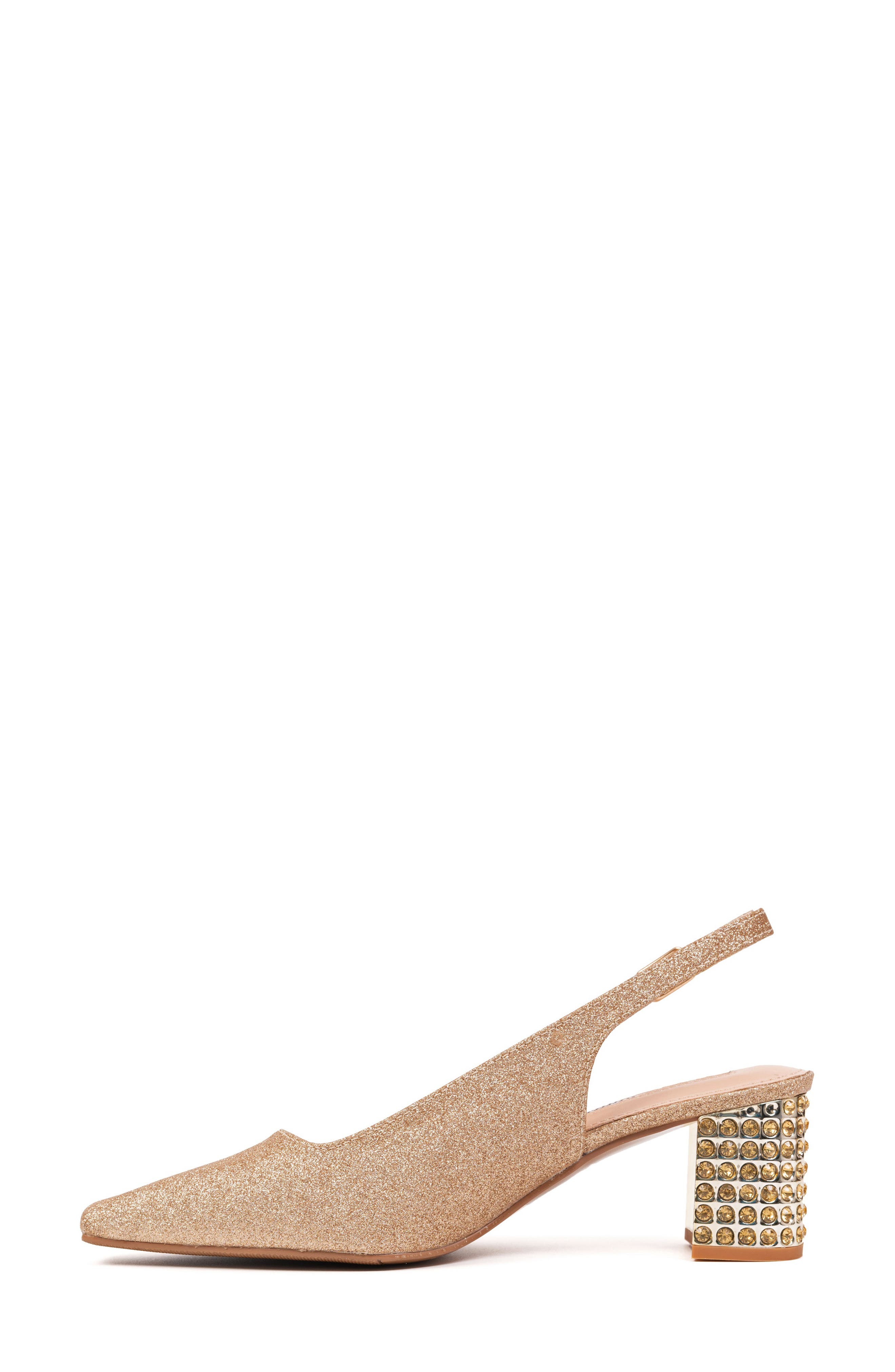 Natalienr Slingback Pump, Alternate, color, GOLD